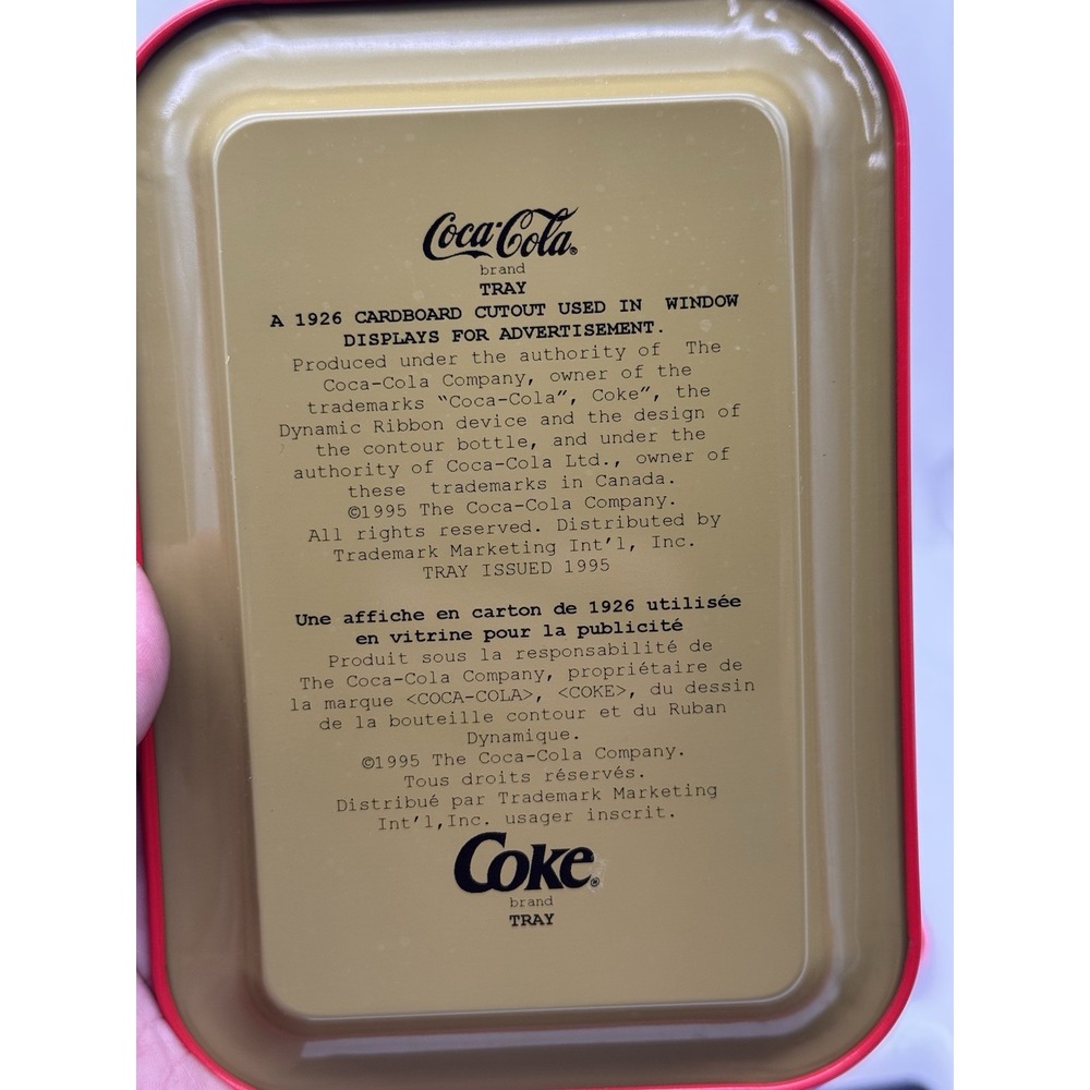 COCA-COLA MINI Metal Trays Soda Pop Fountain Drink Advertising Lot of 6 - Picture 4 of 9